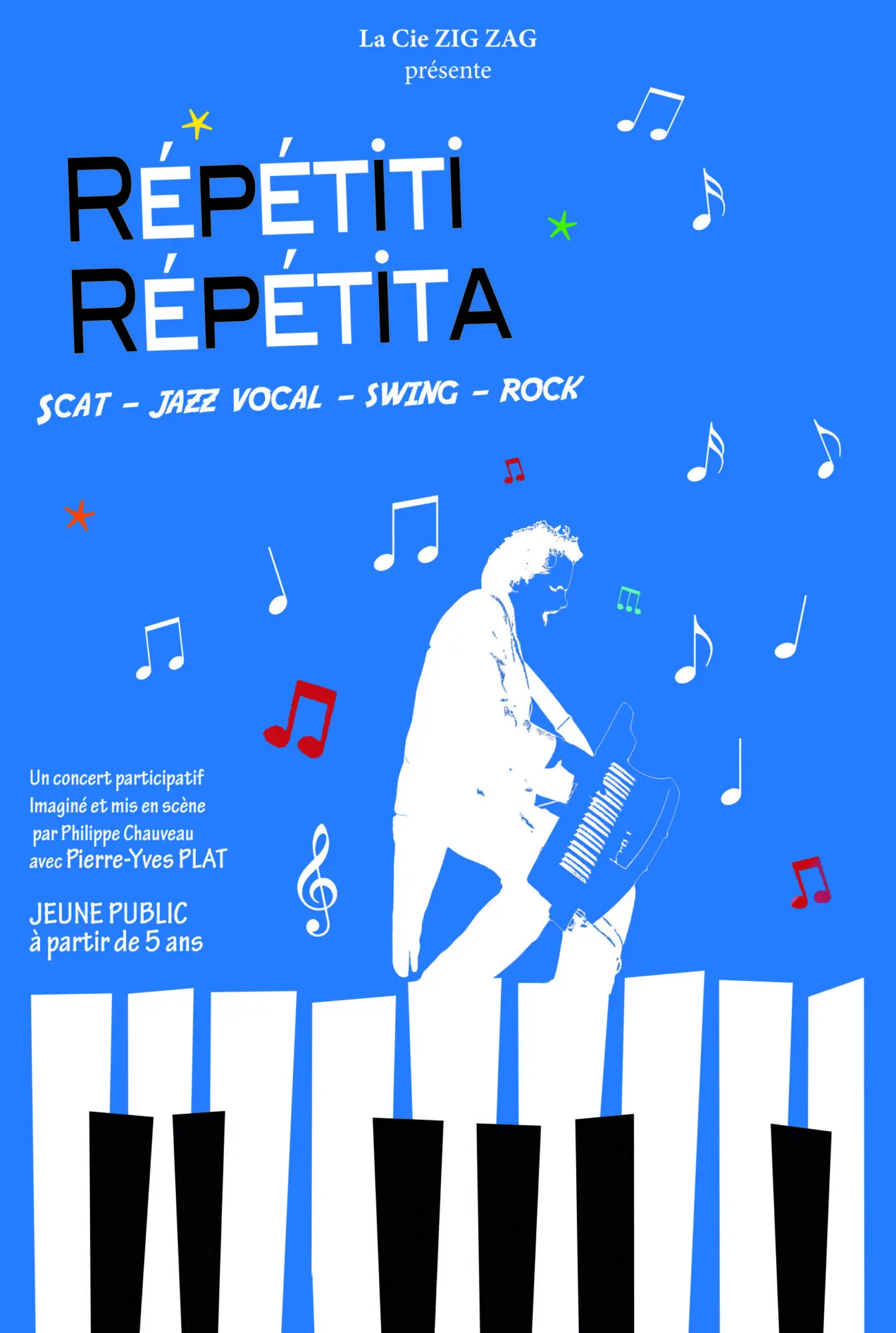 affiche répétiti, spectacle musical pour le jeune public