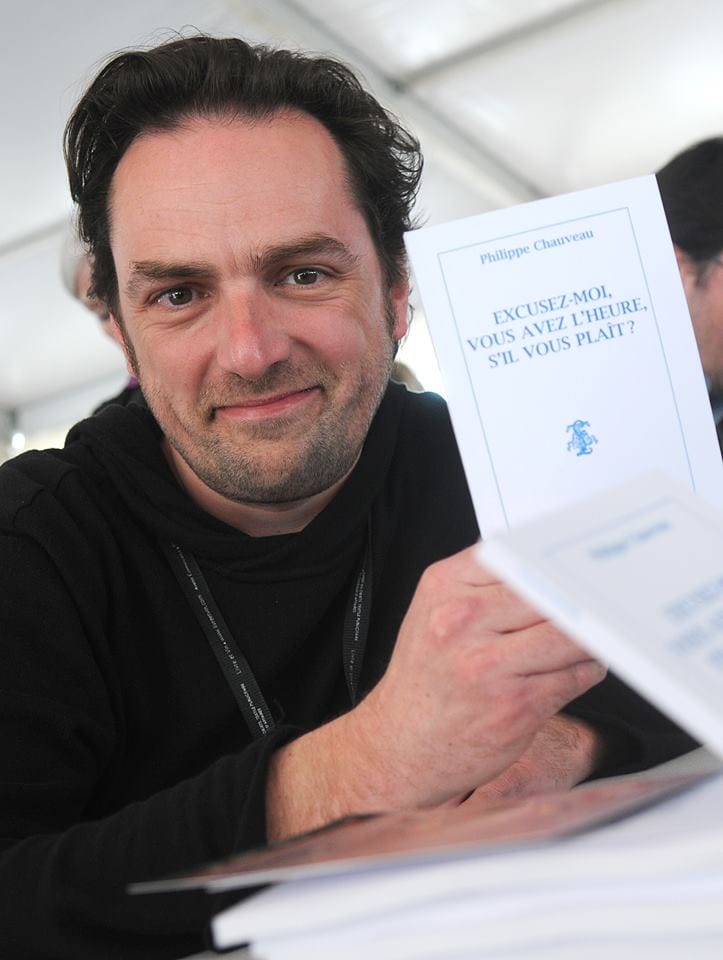 Phillippe Chauveau, auteur de la pièce Excusez-moi, vous avez l'heure s'il vous plaît ?