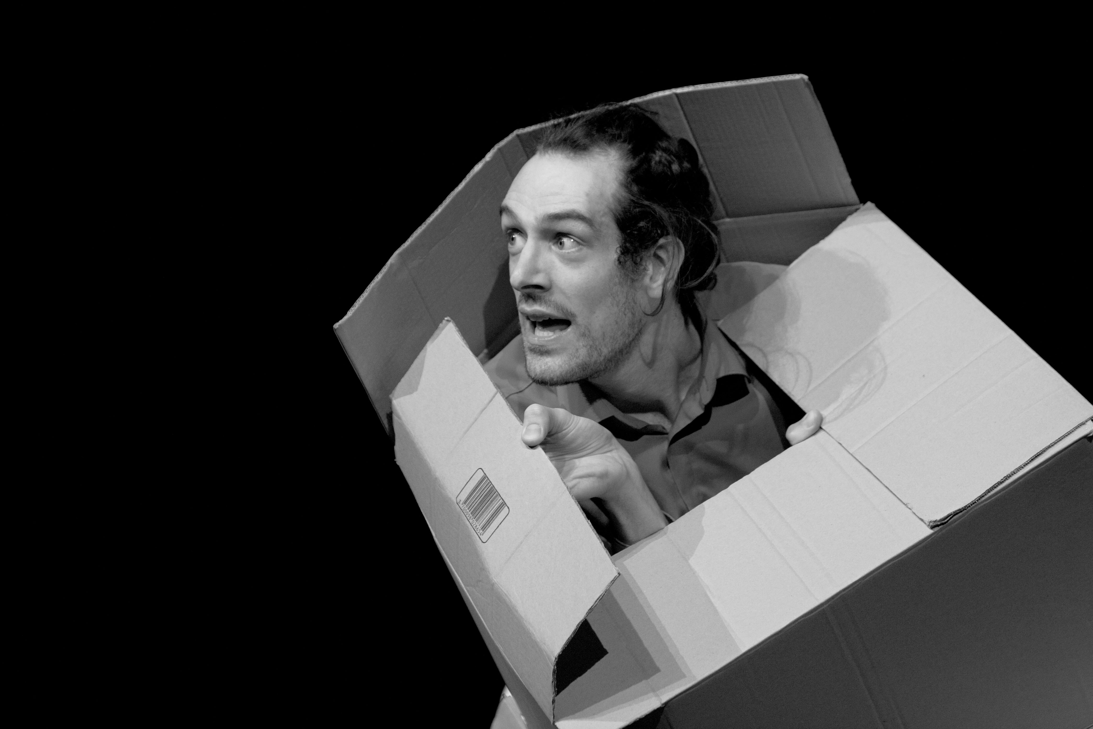 Carl Lafôret, auteur et comédien.
Comédie sur l'univers de l'entreprise, Vibralex