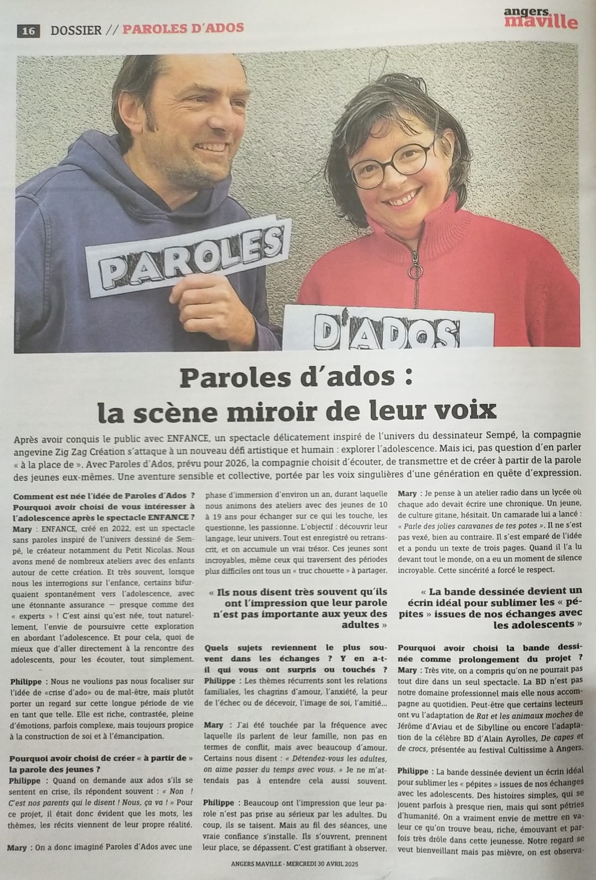 article Angers maville