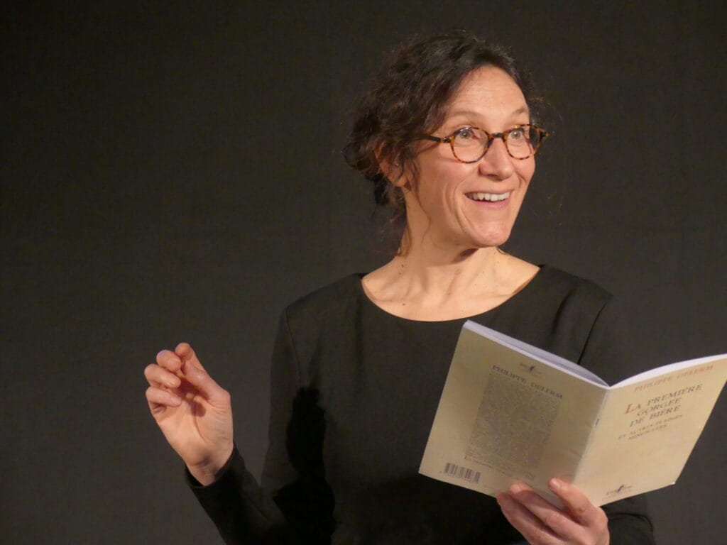 Gorgee paysage©zigzag Photo de la lecture théâtralisée Petite Gorgée avec Bénédicte Humeau