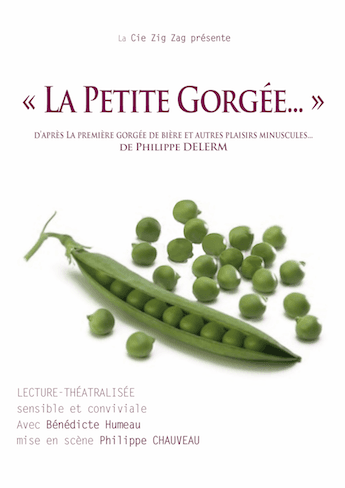 Affiche la petite gorgée... Lecture théâtralisée, Cie Zig Zag